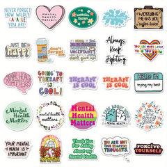 100pcs Motivational Quotes Stickers Waterproof Vinyl Decals for Laptops & More