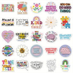 100pcs Motivational Quotes Stickers Waterproof Vinyl Decals for Laptops & More