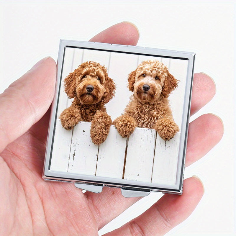 Mini Dog Pattern Pill Box