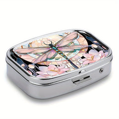 Dragonfly Pill Case 2 Compartment Medicine Box