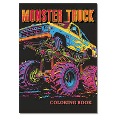 Monster Truck Coloring Book 22 Pages Ages 14+