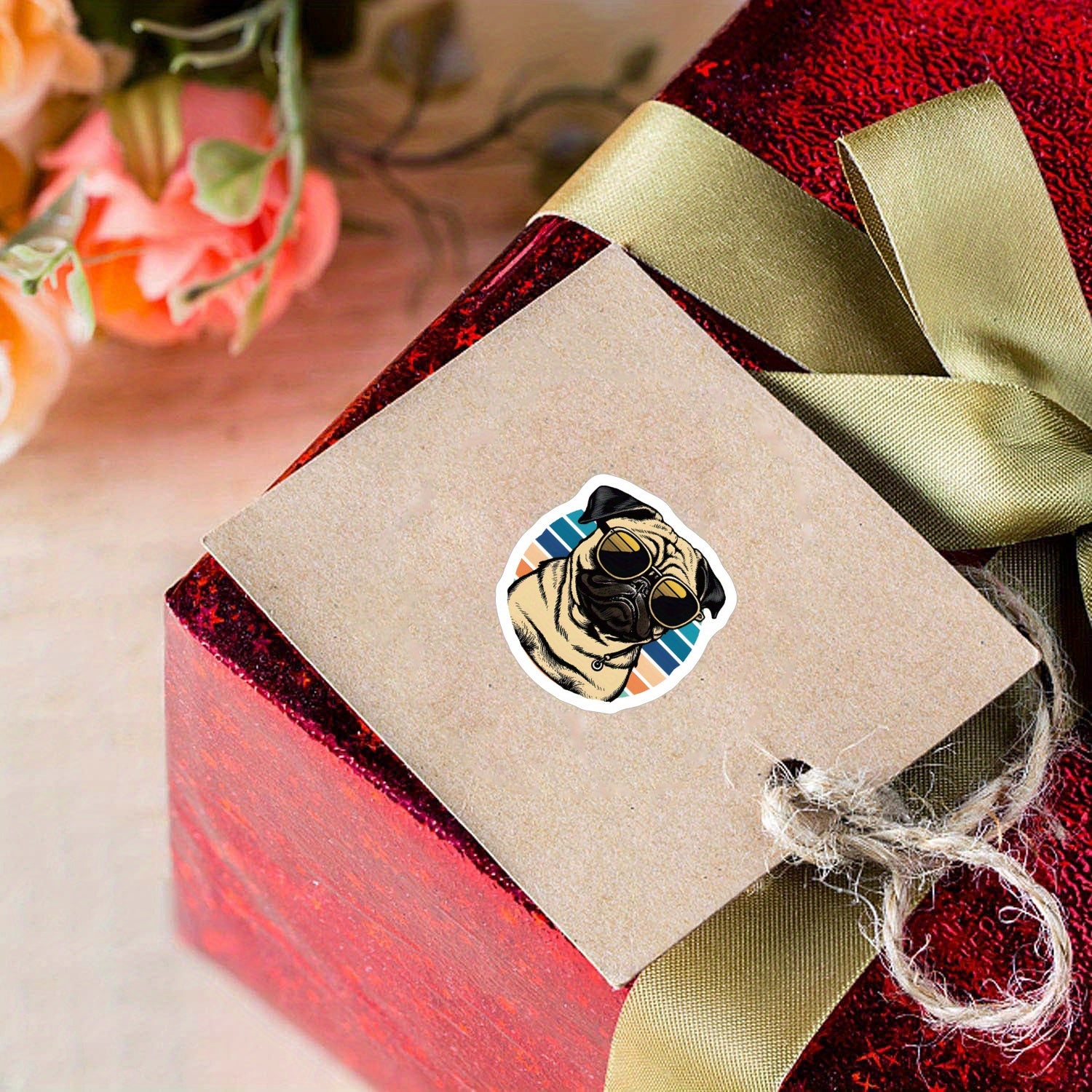500pcs Pug Dog Funny Cartoon Stickers for Adults