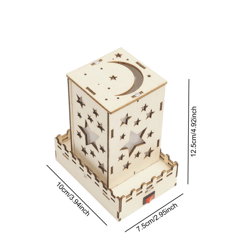 Wooden Puzzle Mini Starry Sky Light DIY Educational STEAM Material