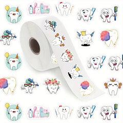 500pcs Teeth Tooth Rewards Funny Stickers Cartoon Decals for Adults