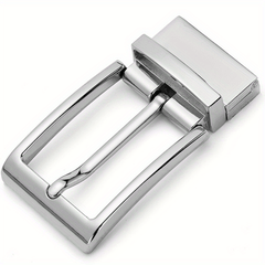 Golden Belt Buckle 360 Rotating Closure Smooth Pivot Metallic Finish