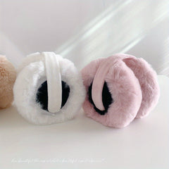 Christmas Plush Earmuffs for Women - Foldable & Warm Winter Accessory