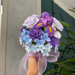 Pipe Cleaner Flower Craft Kit 7 Colors Powder Pearls Chenille Stalk Tutorial