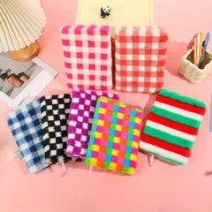 Fuzzy Notebook College Ruled Journal for Students Soft Cover Writing Notepad