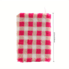 Fuzzy Notebook College Ruled Journal for Students Soft Cover Writing Notepad