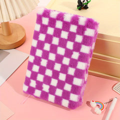 Fuzzy Notebook College Ruled Journal for Students Soft Cover Writing Notepad