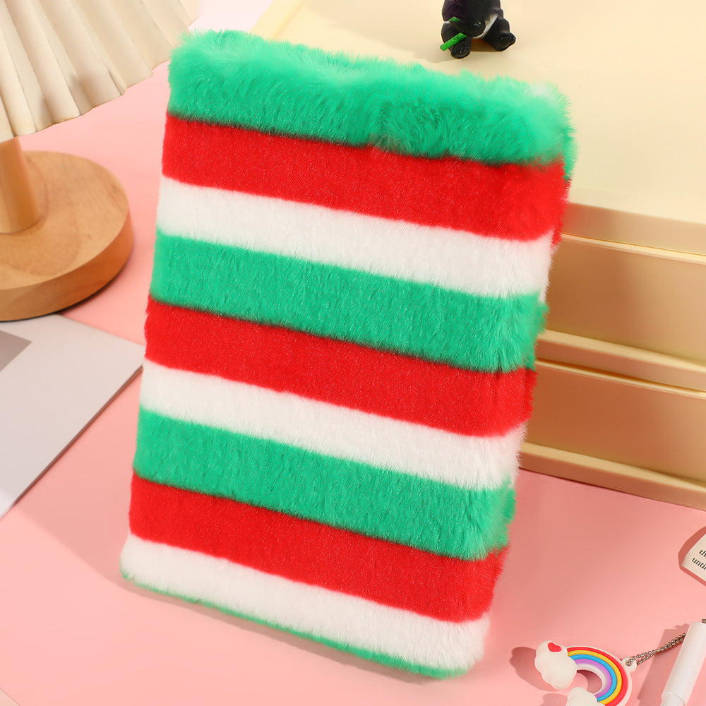 Fuzzy Notebook College Ruled Journal for Students Soft Cover Writing Notepad