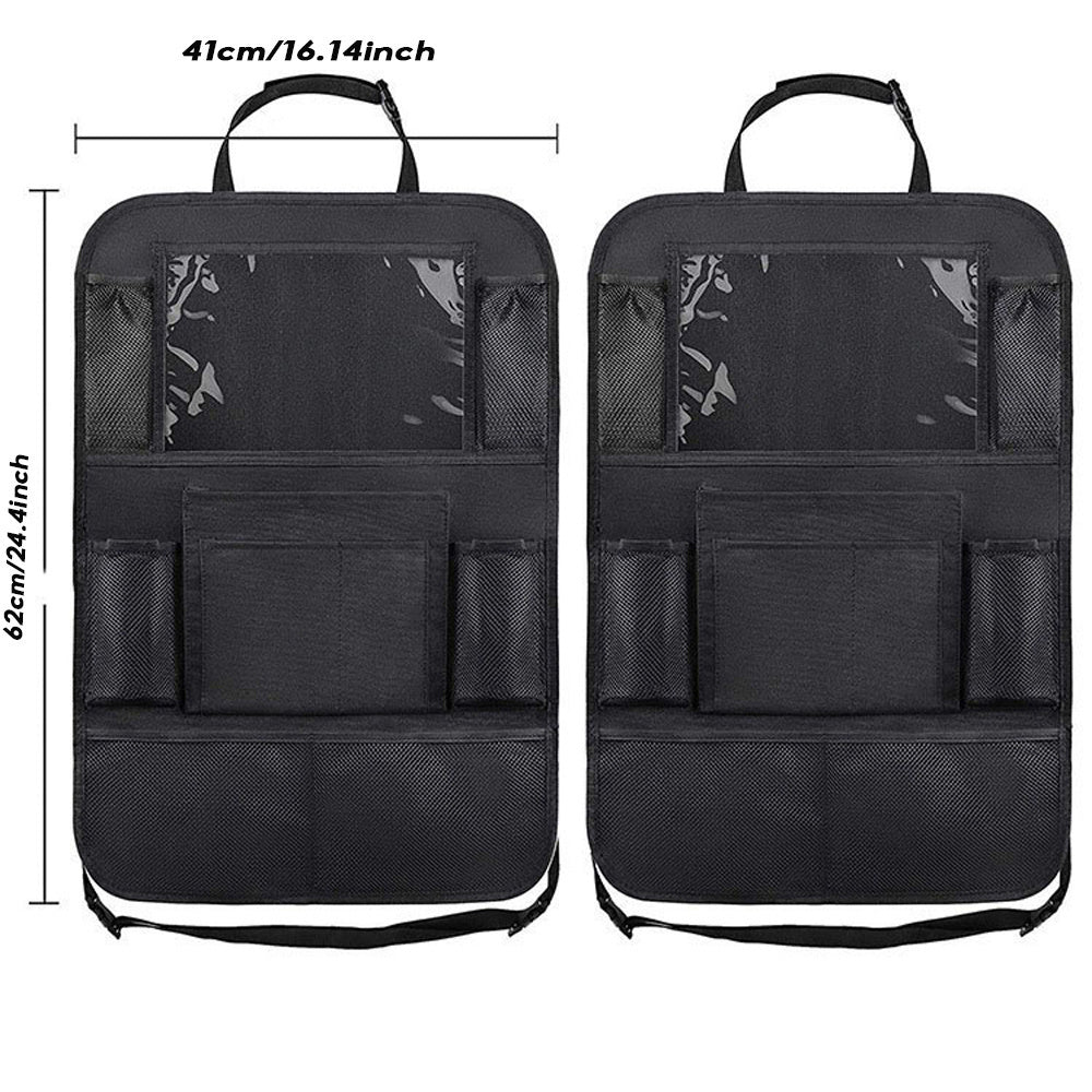 Car Seat Back Organizer for iPads Books Sundries Food and More