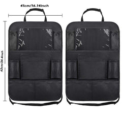 Car Seat Back Organizer for iPads Books Sundries Food and More