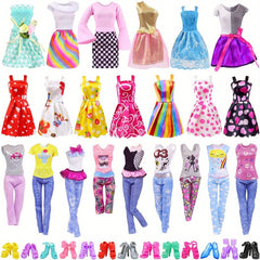 32-Piece Doll Clothing and Accessories Playset for 11.5-Inch Dolls