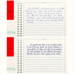 Italic 3D Groove Practice Copybook & Pen Set for English Handwriting