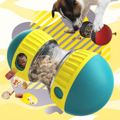 Interactive Slow Feeder Dog Toy Ball Food Dispenser for Educational Play