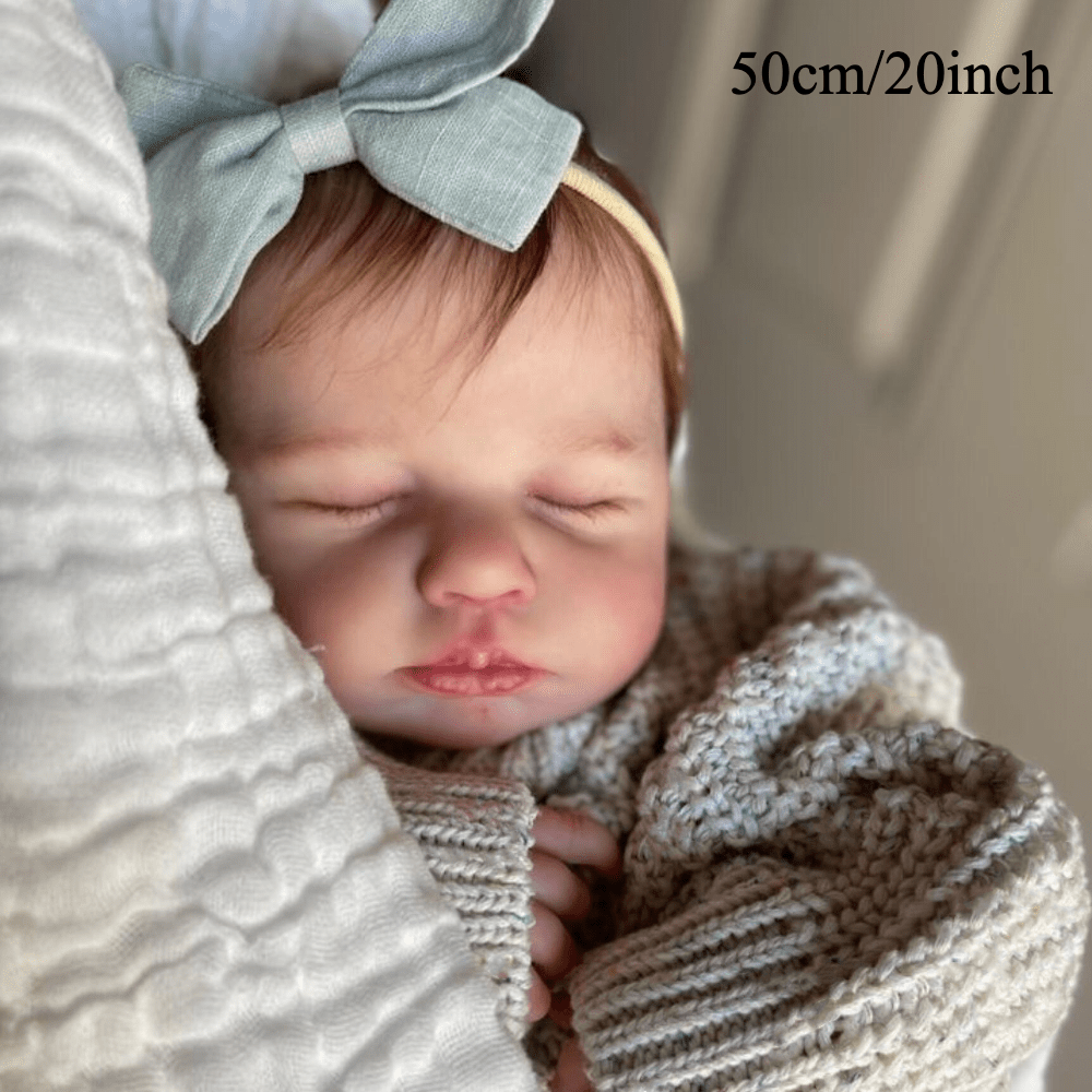 20 Inch Realistic Reborn Youngsters Doll with 3D Skin & Hand Rooted Hair
