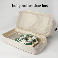 Women's Gym Duffel Bag with Wet Pocket and Shoes Compartment