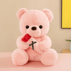 Cotton Rose Teddy Bear Plush Toy Soft Cuddly Stuffed Animal