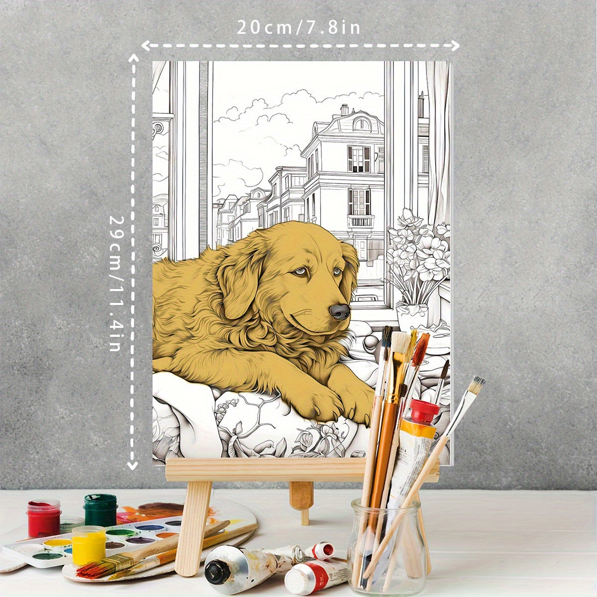 Deluxe Animals Coloring Book for Adults and Teens: 22 Thickened Pages