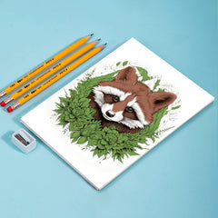 Deluxe Animals Coloring Book for Adults and Teens: 22 Thickened Pages