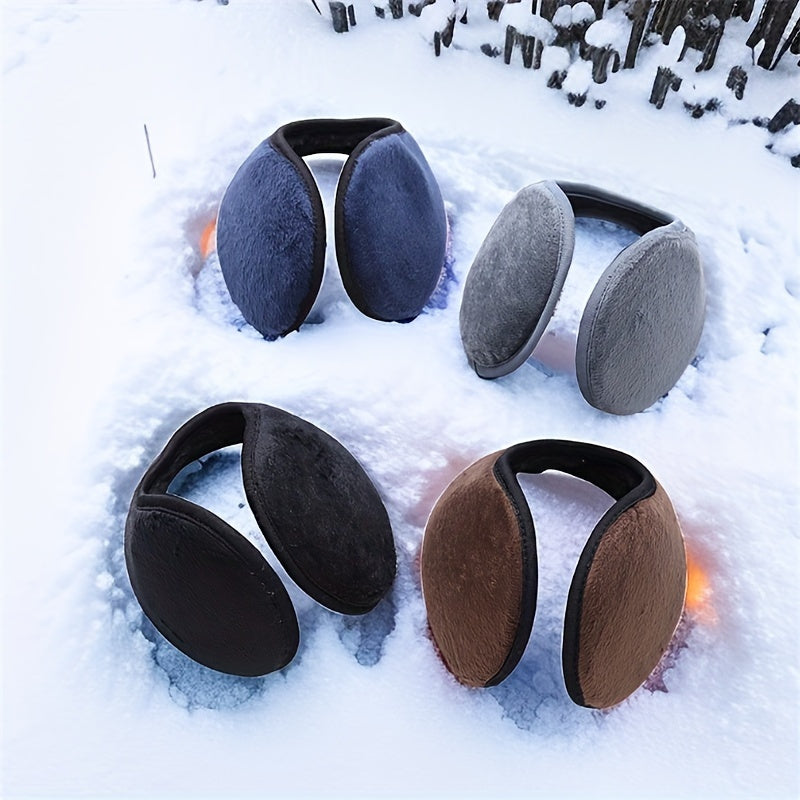 Fleece Ear Warmers Outdoor Running Cycling Head Earmuffs