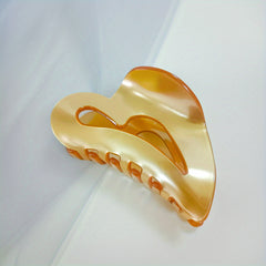 Heart Shaped Hair Claw Clip for Women Girls Hair