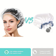 Disposable Shower Cap Elastic Fresh keeping Film Cover Food Non woven Shower Cap