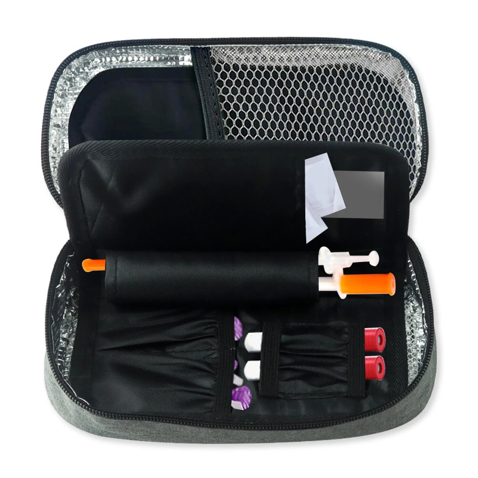 Portable Medical Cooler Bag with Needle Changing Window