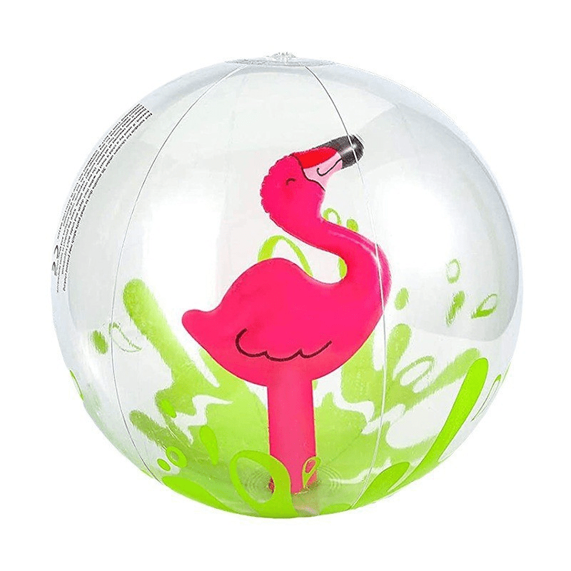 Colorful 3D Cartoon Crab Inflatable Beach Ball Fun Pool Toy