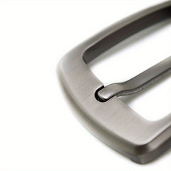 Sleek Zinc Alloy 2pcs Men's Belt Buckles for Leather Craft & DIY Accessories