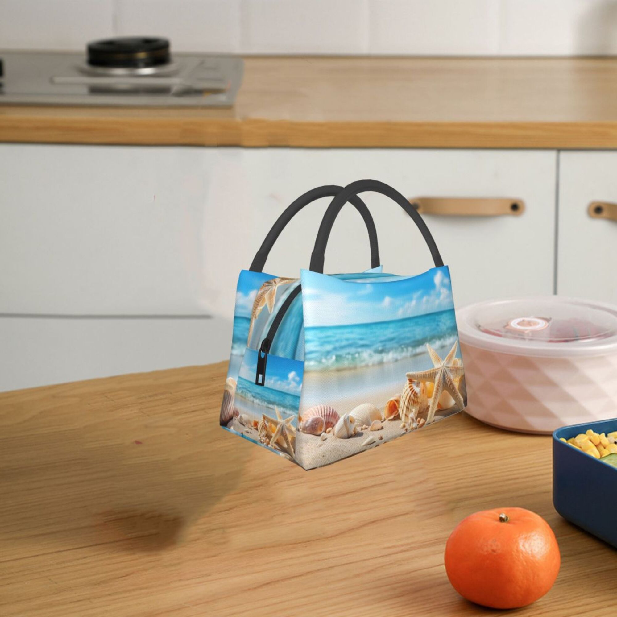 Portable Insulated Cooler Bag with Leakproof Lunch Tote for Camping Picnic