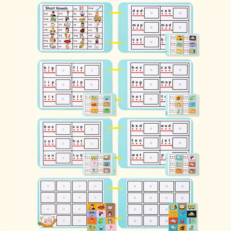 Early Learners CVC Word Building Busy Book