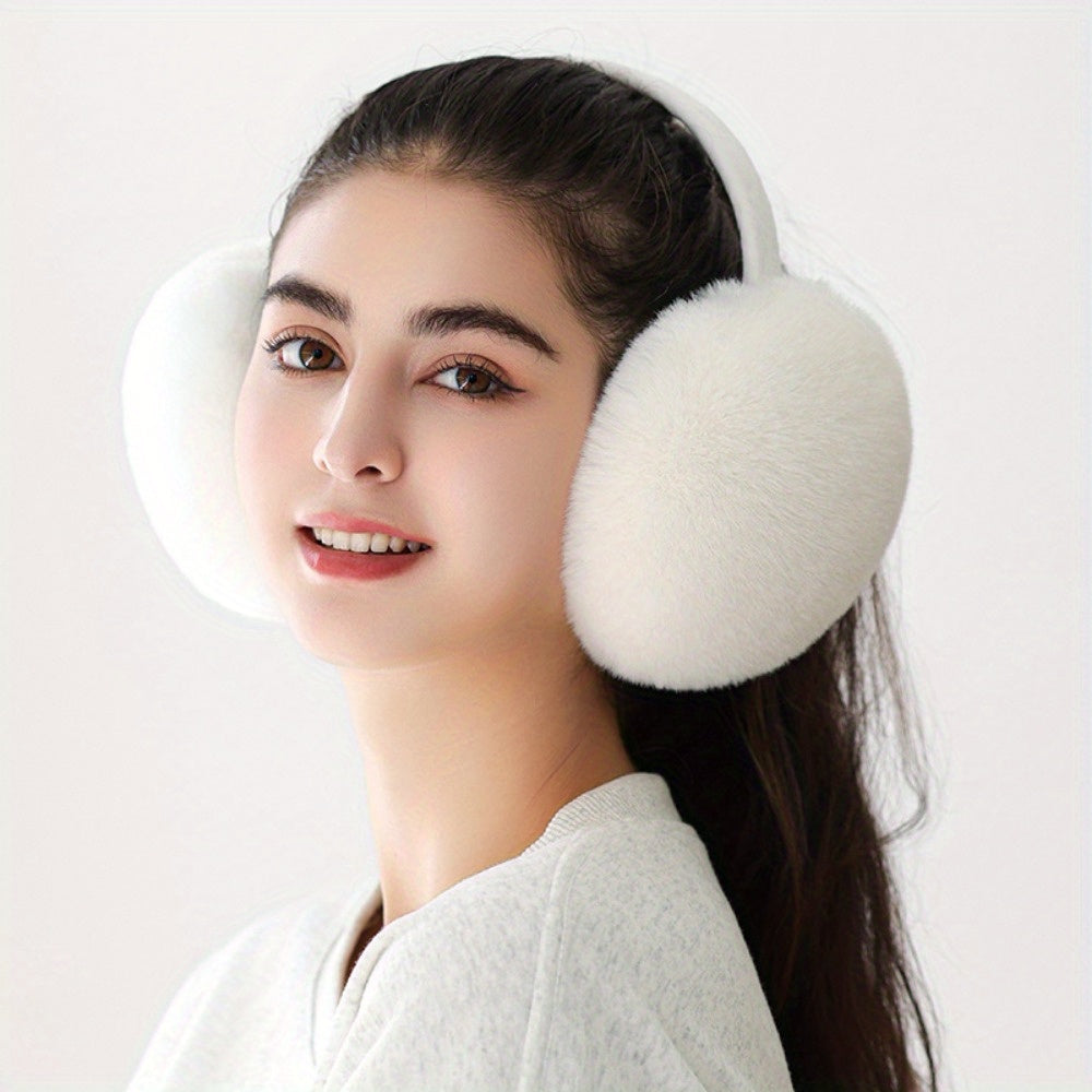 Women's Winter Faux Fur Foldable Earmuffs