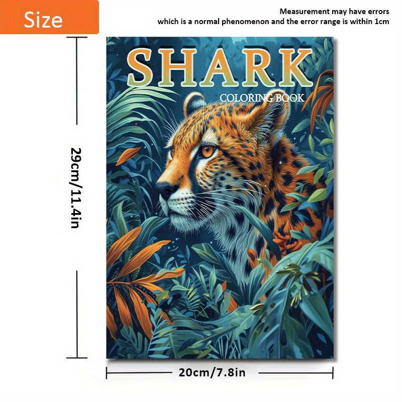 Intricate Wildlife Coloring Book on Watercolor Paper