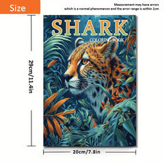 Intricate Wildlife Coloring Book on Watercolor Paper