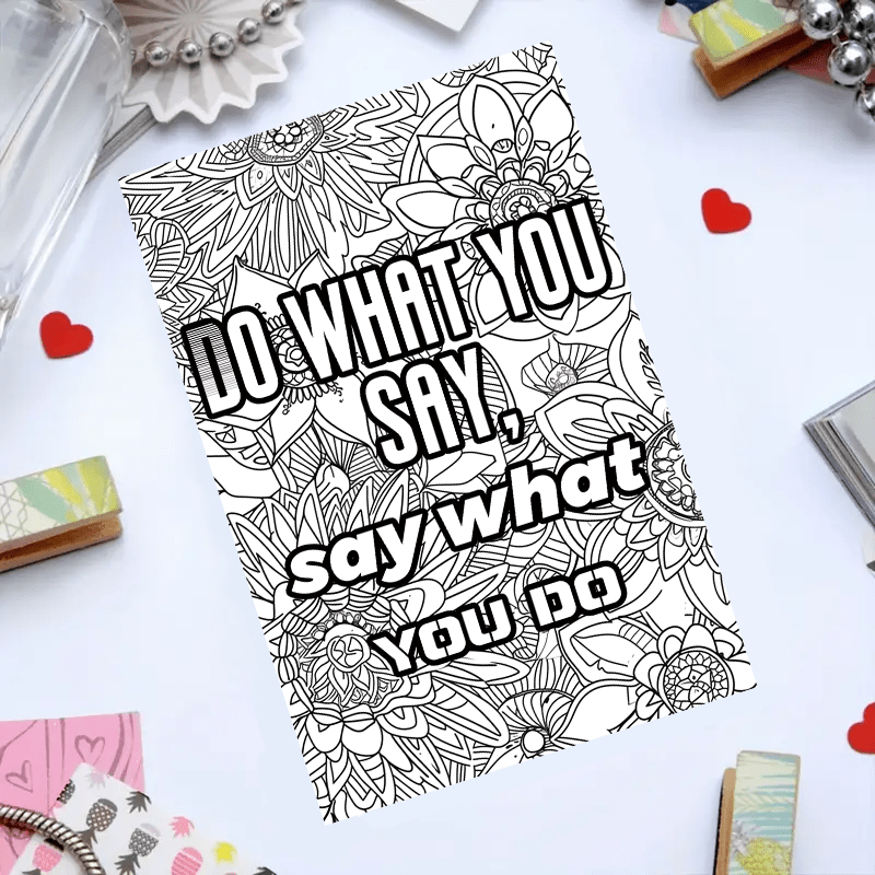 Deluxe Stress Relief Coloring Book 22 Pages Unique Designs Teens Adults Gift