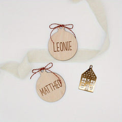 Customized Christmas Ball Name Tag Christmas Personalized Gift Idea