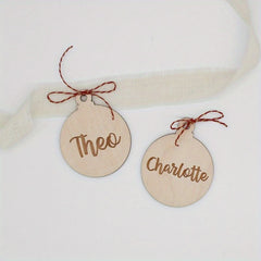 Customized Christmas Ball Name Tag Christmas Personalized Gift Idea