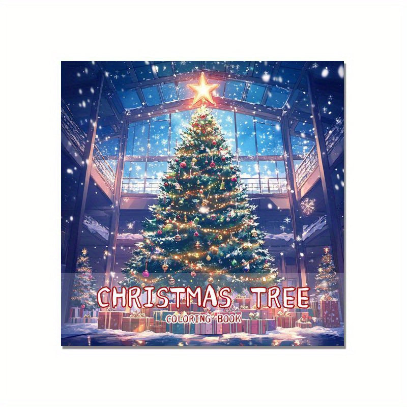 Deluxe Christmas Tree Paint By Number Coloring Book 22 Page