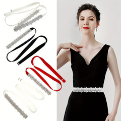 Rhinestone Bridal Belt Wedding Dress Waist Accessory