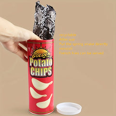 Snake Jumping Potato Chip Can Prank Gift for Birthdays