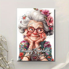 Happy Grandma Coloring Book Deluxe Edition - 22 Pages