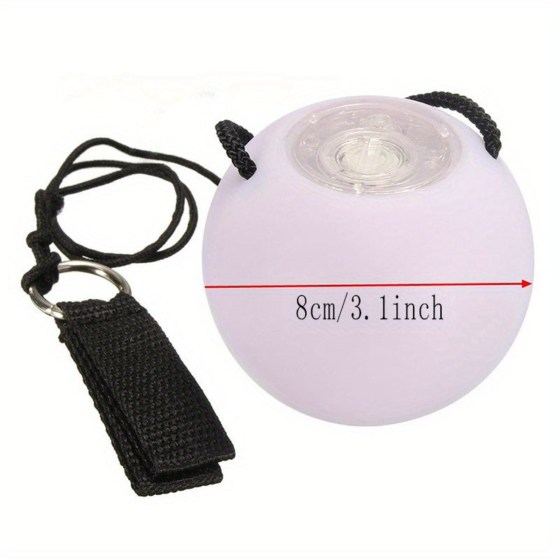 LED Light Up Ball with Adjustable Strap - High Flash Rotating