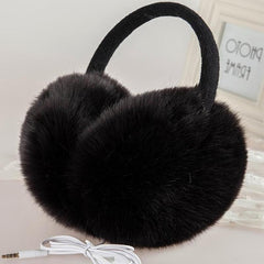 Winter Ear Warmer Soft Faux Fur Hat with Buckle Closure for Women and Men