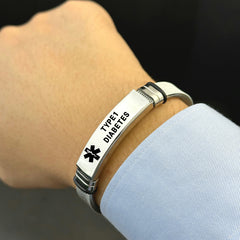 PU Silicone Stainless Steel Bracelet for Casual Attire