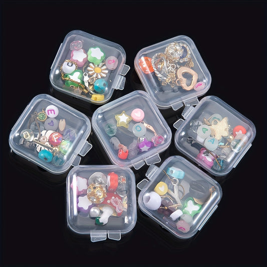 5pcs Mini Plastic Storage Box Set for Pills Jewelry Portable Pill Storage