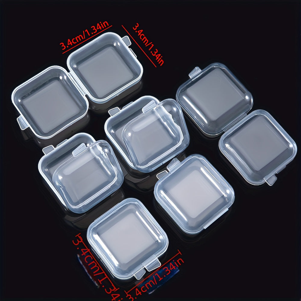 5pcs Mini Plastic Storage Box Set for Pills Jewelry Portable Pill Storage