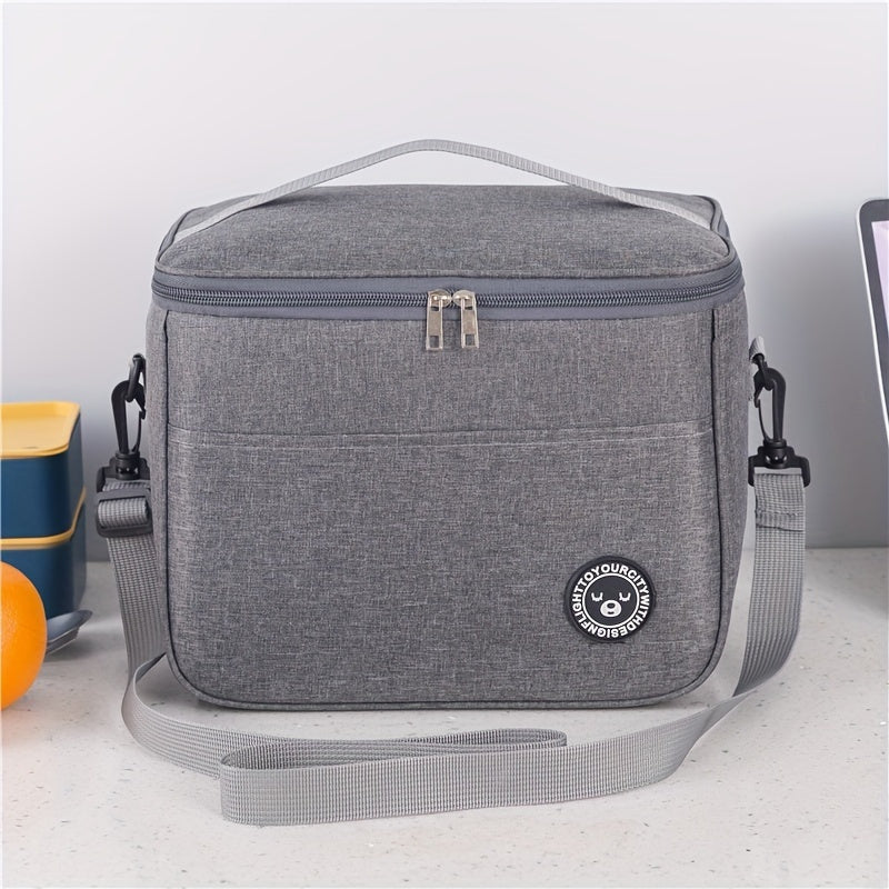 Large Insulated Lunch Bag with Shoulder Strap Waterproof