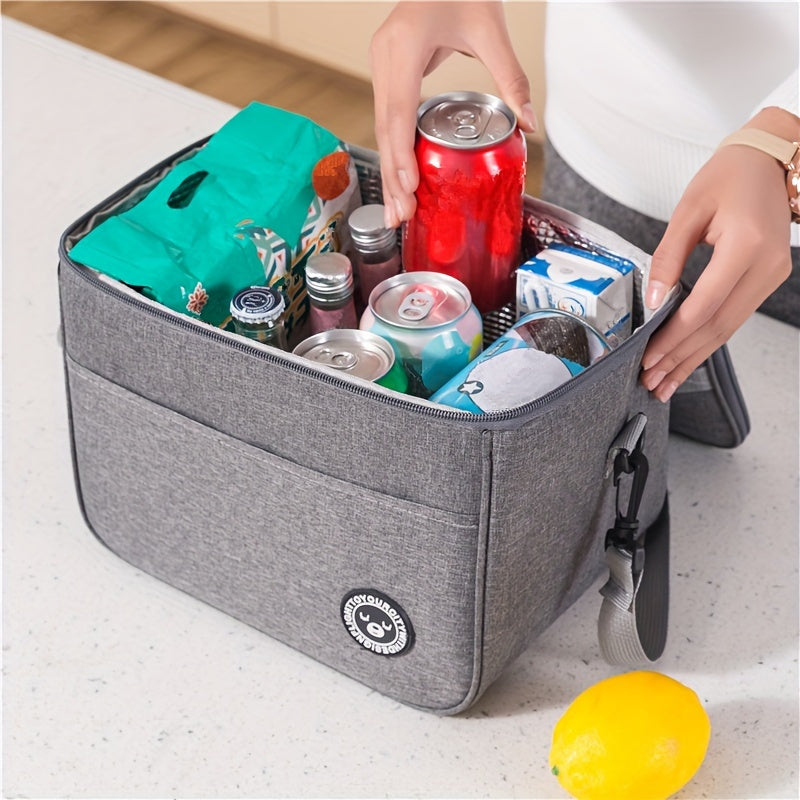 Large Insulated Lunch Bag with Shoulder Strap Waterproof